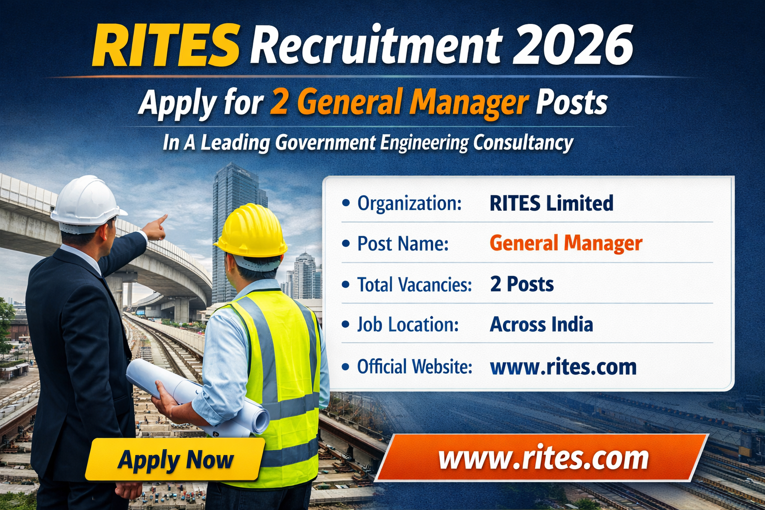 RITES Recruitment 2026