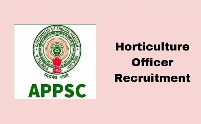 APPSC Horticulture Officer Vacancy 2026
