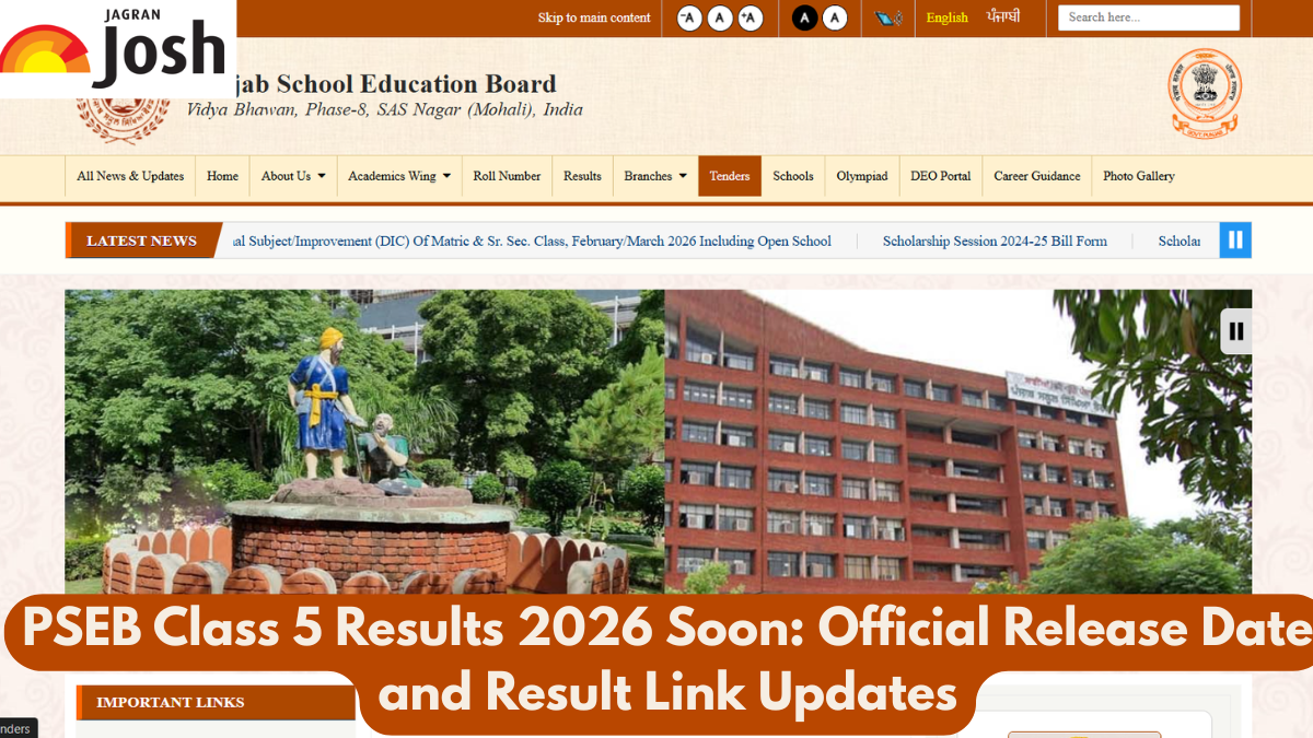 PSEB Class 5 Result 2026