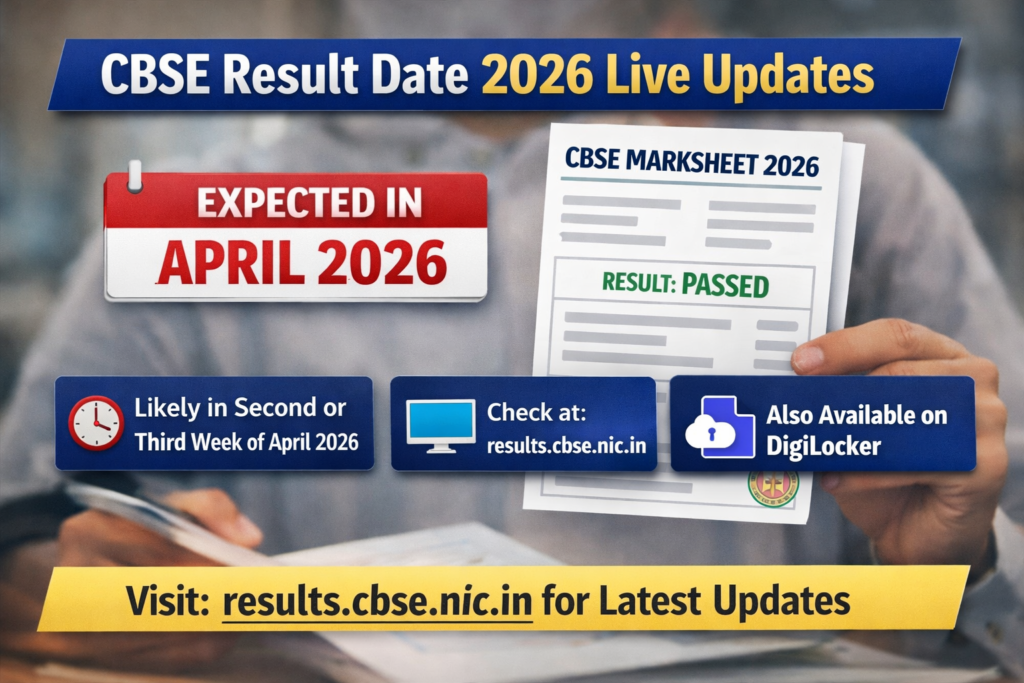 CBSE Result Date 2026