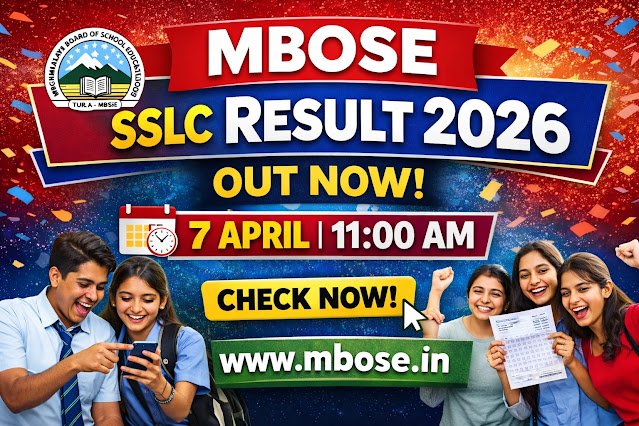 MBOSE SSLC Result 2026