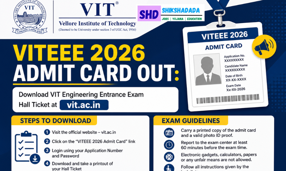 VITEEE Admit Card 2026