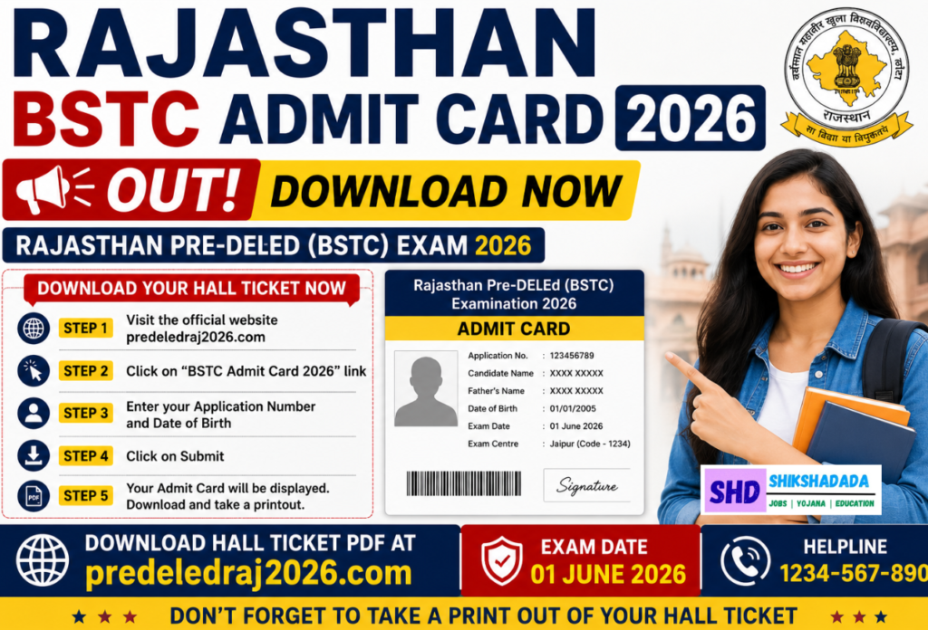 Rajasthan BSTC Admit Card 2026