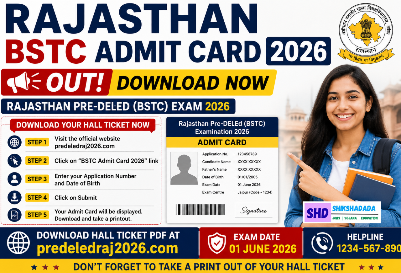 Rajasthan BSTC Admit Card 2026