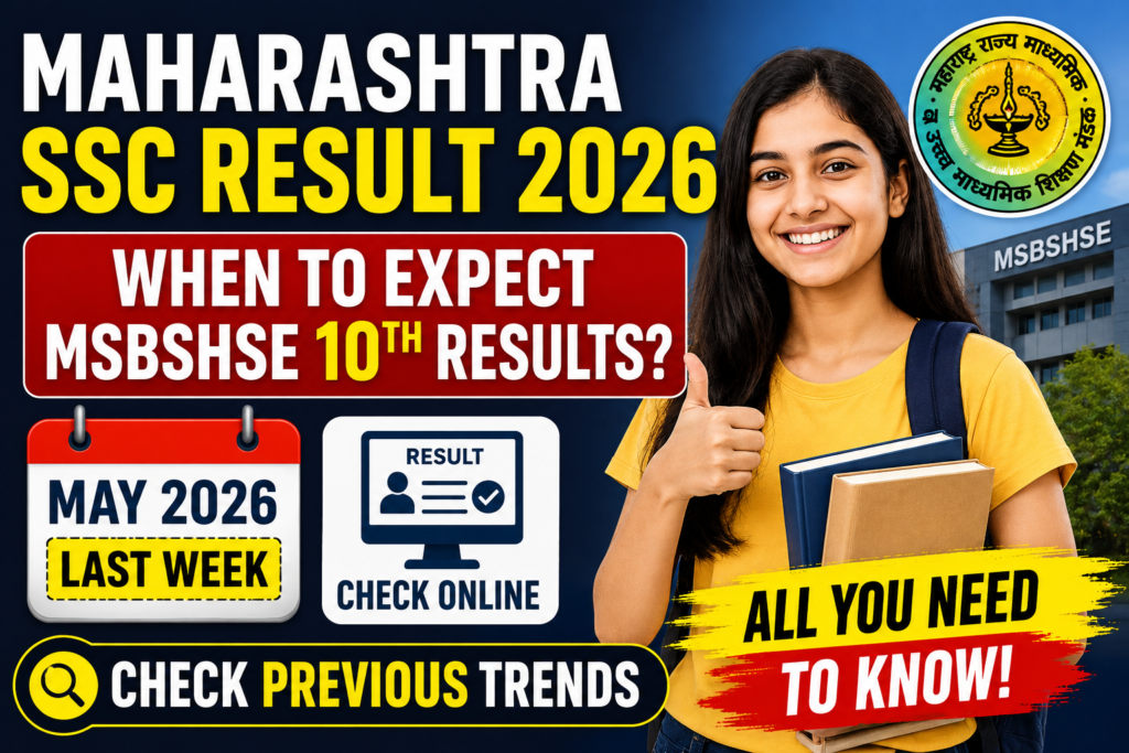 Maharashtra SSC Result 2026