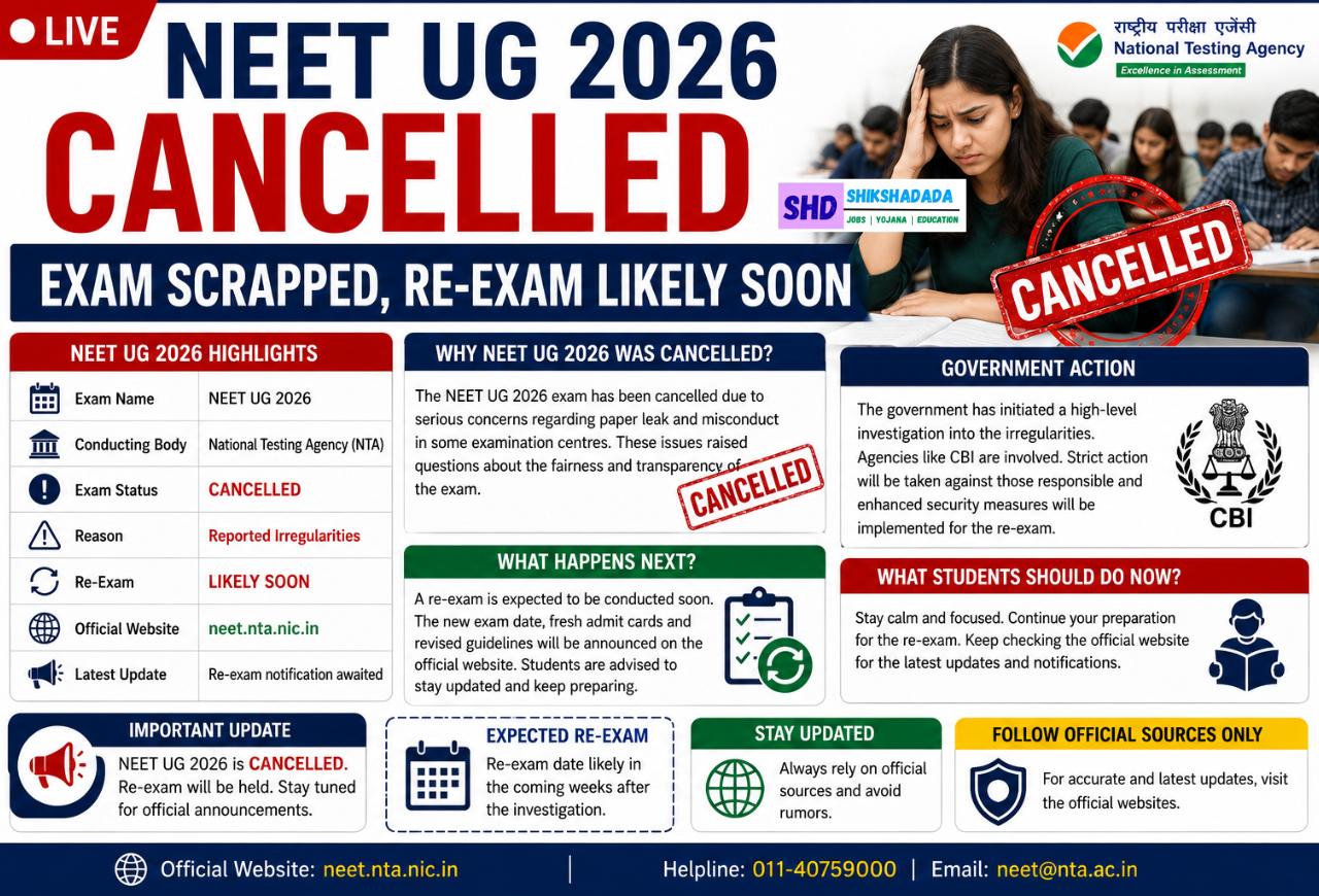 NEET UG 2026 Cancelled LIVE