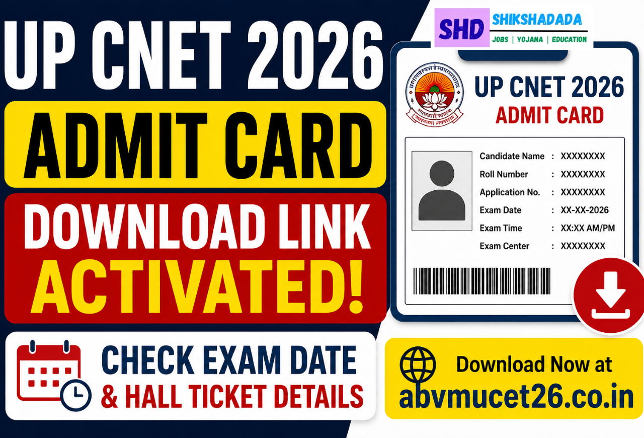 UP CNET 2026 Admit Card