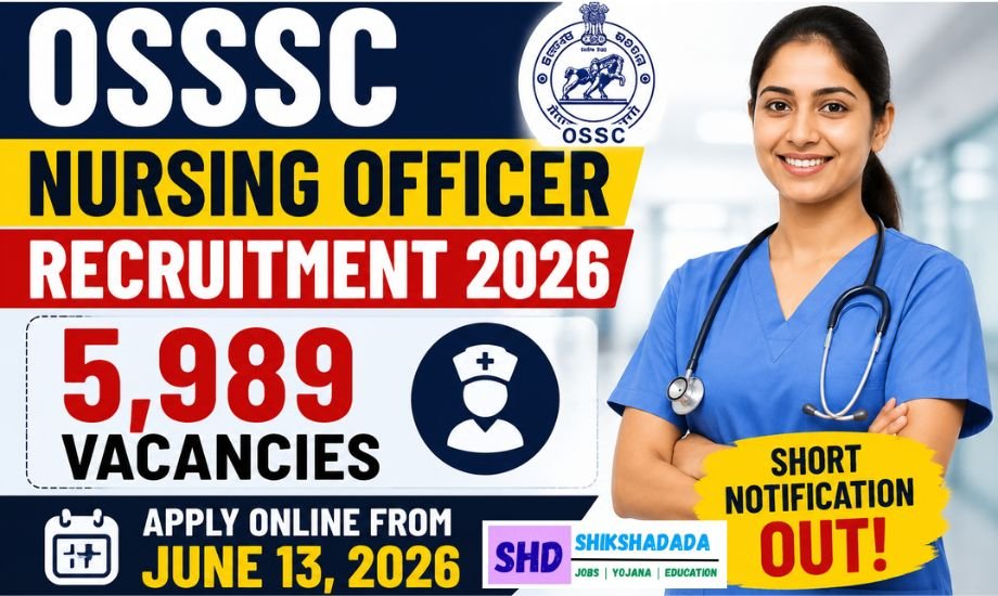 OSSSC Nursing Officer Recruitment 2026